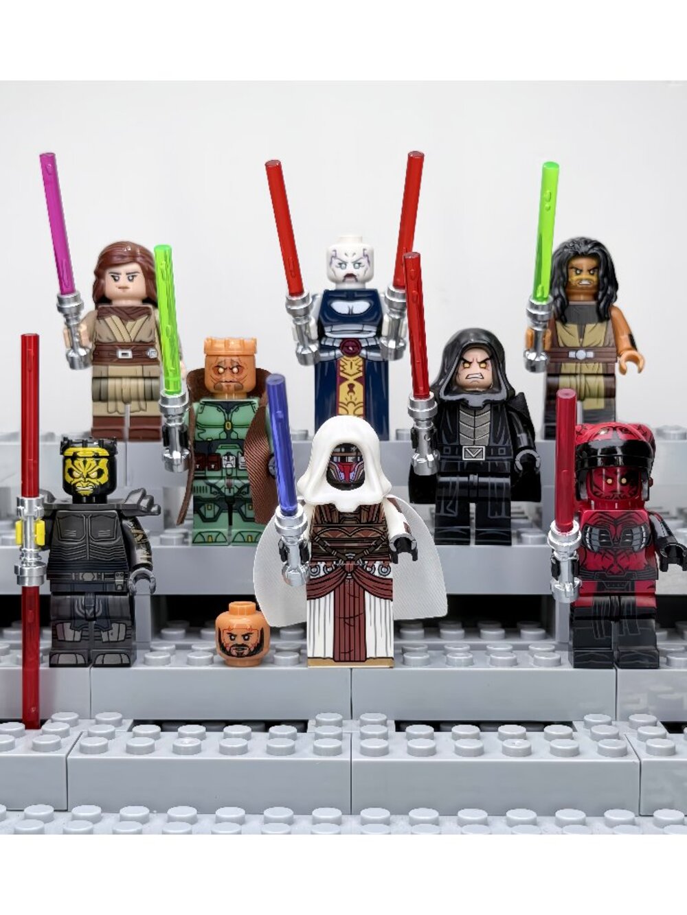 Star Wars Jedi & Sith Legends Custom Minifigures Lot of 8